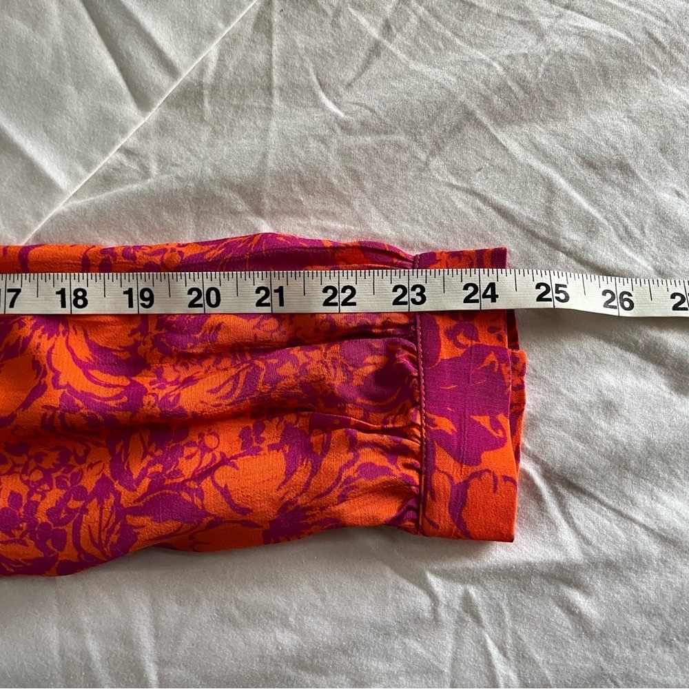 Soft Surroundings Hermosa Tunic Button Up Colorful Embroidered Floral Shirt Sz S - Picture 13 of 13
